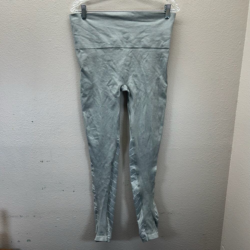 $88 BLANQI Maternity Size Large Sport Support Hipster Contour Leggings Grey - Picture 2 of 6
